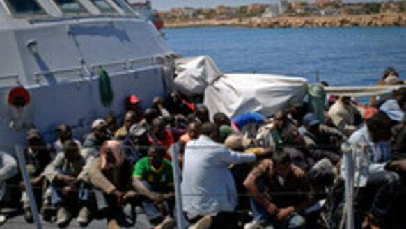 Letzte Hoffnung Lampedusa: Flüchtlinge aus Nordafrika