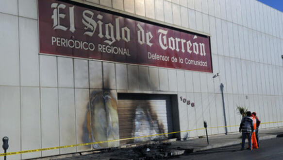 Redaktionsgebäude der Zeitung "El Siglo de Torreón" im November 2011: Schutzmechanismus muss nun verstärkt werden