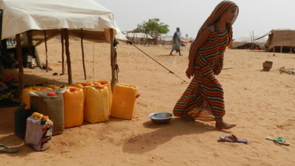 Malische Flüchtlinge im benachbarten Mauretanien