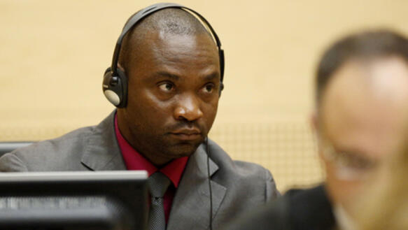 Germain Katanga während des Verfahrens vor dem Internationalen Strafgerichtshof in Den Haag