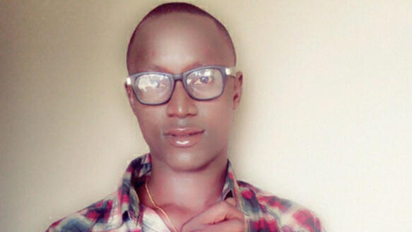 Moses Akatugba aus Nigeria nach seiner Freilassung im Juni 2015