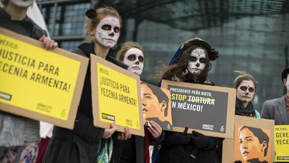 Fordern Sie vom mexikanischen Präsidenten: "Stop Folter!"