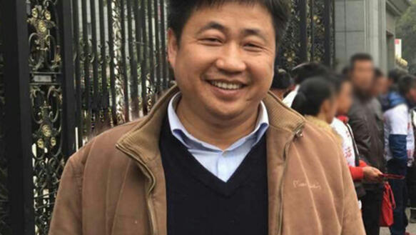 Der Menschenrechtsanwalt Xie Yang vor seiner Festnahme. Einer von vielen inhaftierten, chinesischen Anwältinnen und Anwälten