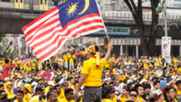 Bersih 4.0-Demo am 30. August 2015 in Kuala Lumpur