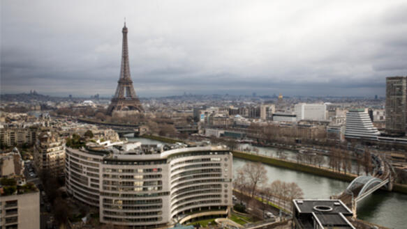 Blick auf den Eifelturm in Paris