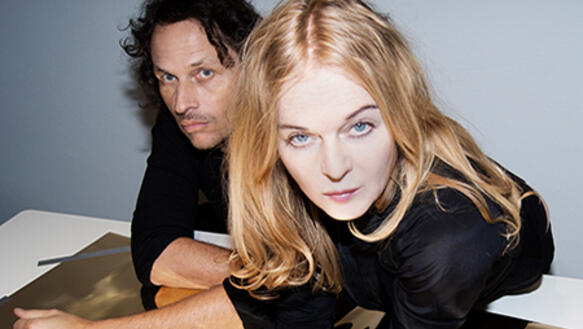 Inga Humpe und Tommi Eckart von der Berliner Band 2raumwohnung