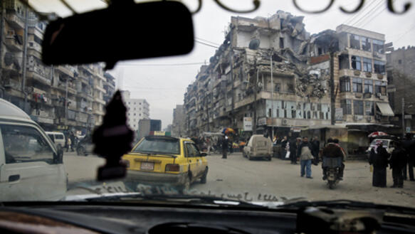 "Sie haben den Tod verdient." Im Viertel Tarik al-Bab in Aleppo, das von den Rebellen kontrolliert wird