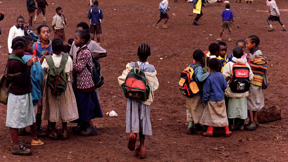 Schule in Kibera, dem größten Slum der kenianischen Hauptstadt Nairobi