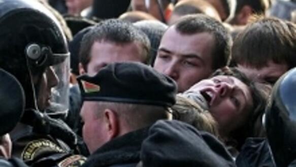 Oft werden Demonstrationen in Belarus mit unverhältnismässiger Gewalt aufgelöst
