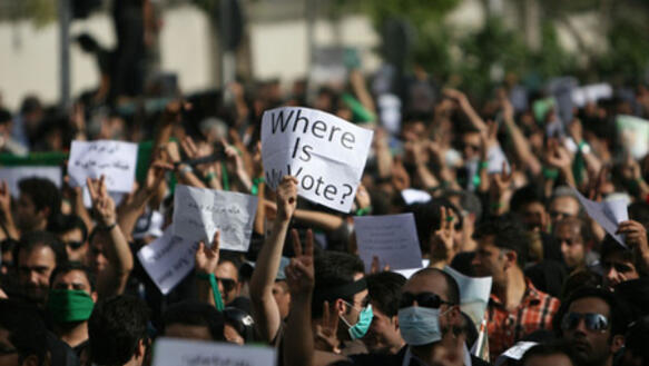 Nach den Präsidentschaftswahlen im Jahr 2009 folgten Massenproteste. 