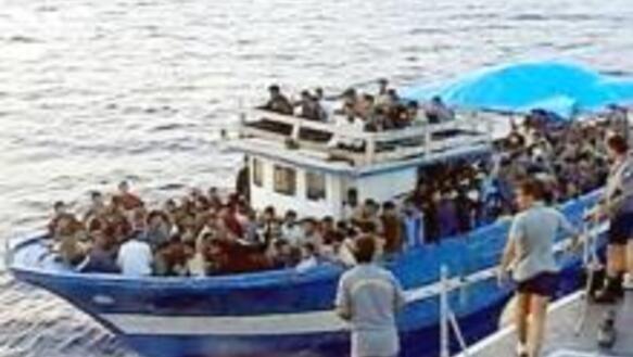 Flüchtlinge in Lampedusa