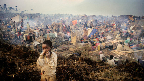 Ruandische Flüchtlinge im Kongo, Juli 1994