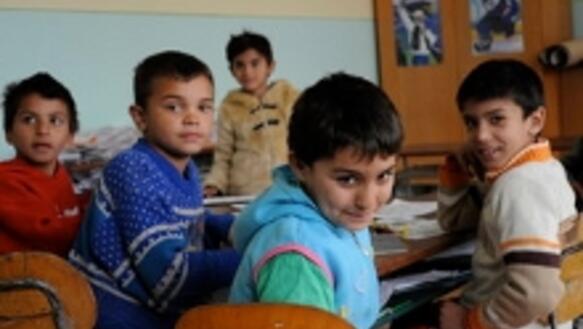 Roma in einer Sonderschule in Krivany, Slowakei 2010