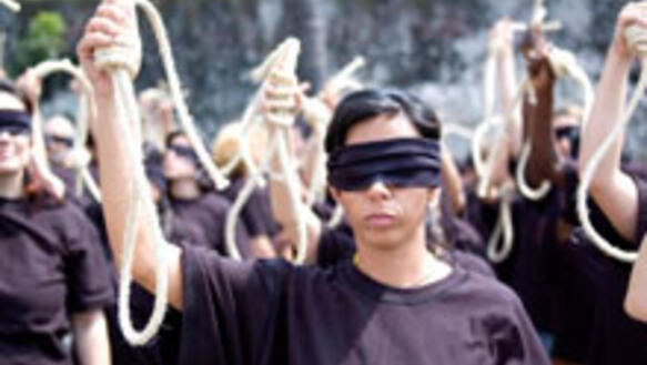 Amnesty-Aktion gegen die Todesstrafe