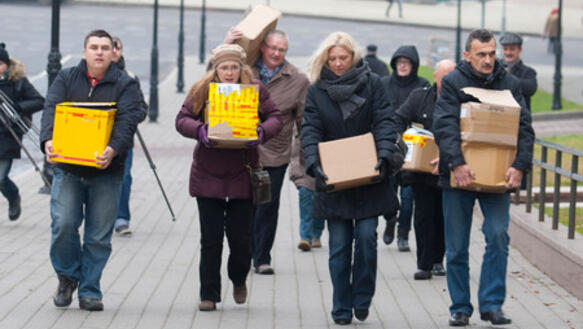 Über 250.000 Menschen aus aller Welt haben die Petition gegen die Todesstrafe in Belarus unterschrieben