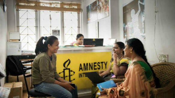 Menschen vor Ort erreichen. Amnesty-Büro in Indiens IT-Hauptstadt Bangalore