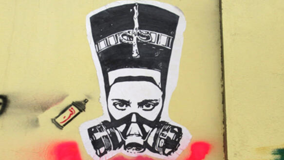 Die eindrucksvollen Bilder zeugen davon, wie sich die Ägypter den öffentlichen Raum zurückerobern