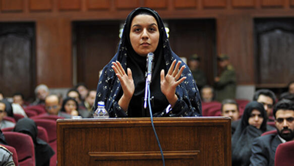Affront gegen die Gerechtigkeit: Reyhaneh war in einem unfairen Gerichtsverfahren zum Tode verurteilt worden.