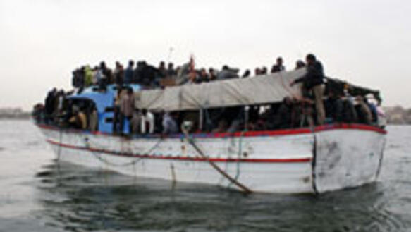 Schiffbrüchige auf dem Weg nach Tripolis
