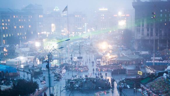 Kultur der Straflosigkeit. Unabhängigkeitsplatz in Kiew, 3. März 2014