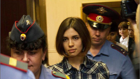 "Unendlich dankbar": Nadia Tolokonnikova im Moskauer Gericht am 20. Juni 2012