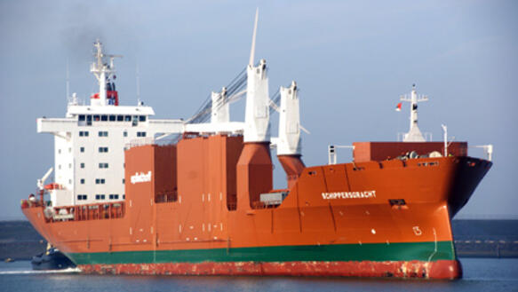 MV Schippersgracht: Keine Aussagen über den endgültigen Bestimmungsort der Waffen