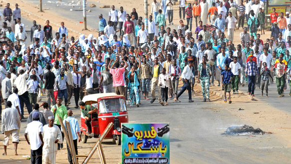 Mindestens 185 Menschen wurden im Sudan während der Prosteste im Jahr 2013 getötet