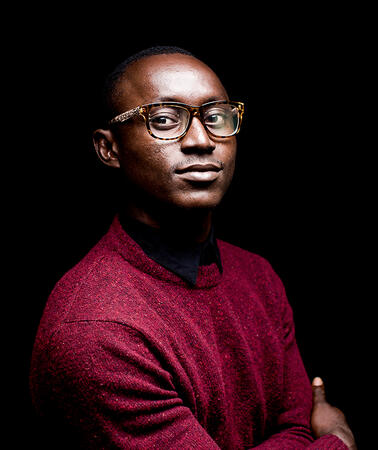 Porträtfoto von Moses Akatugba